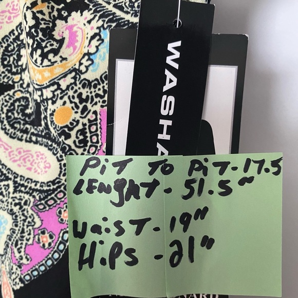 Nina Leonard maxi dress with gold chain detail size Large NWT - Picture 3 of 6